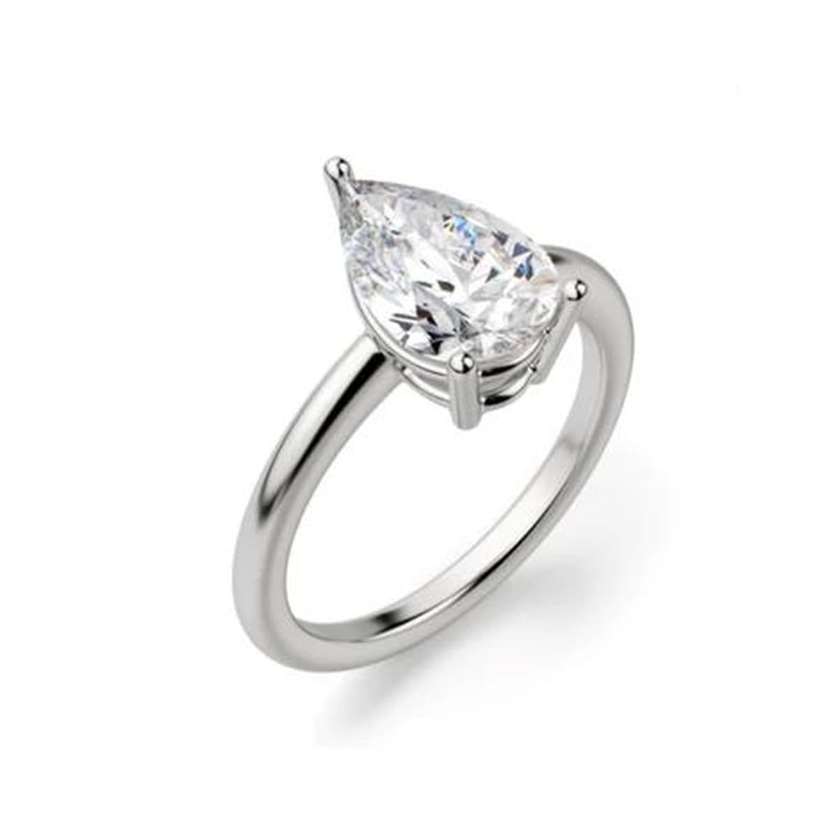 Pear Shape Diamond Ring